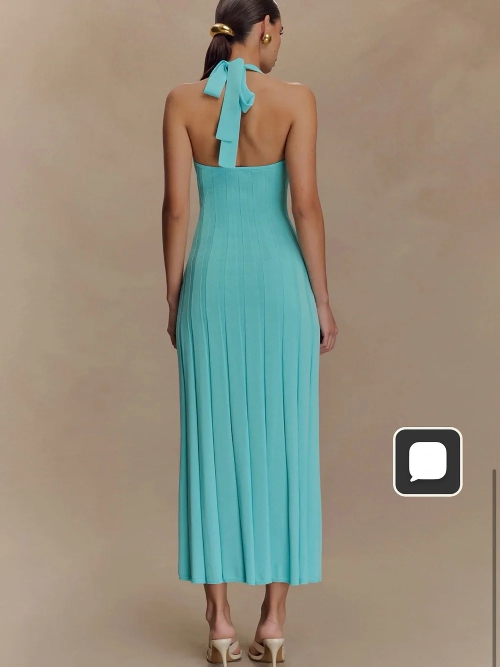 Meshki Halter Knit Maxi Dress - Picture 2 of 3